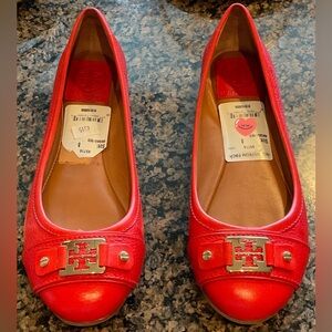 Tory Burch Cline Ballet Flats in Maasai Red